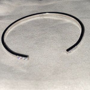 Rocksbox sterling silver 3 cz cuff